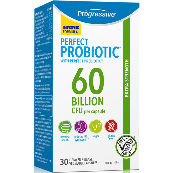 Progressive Perfect Probiotic 60 Billion 30 Caps