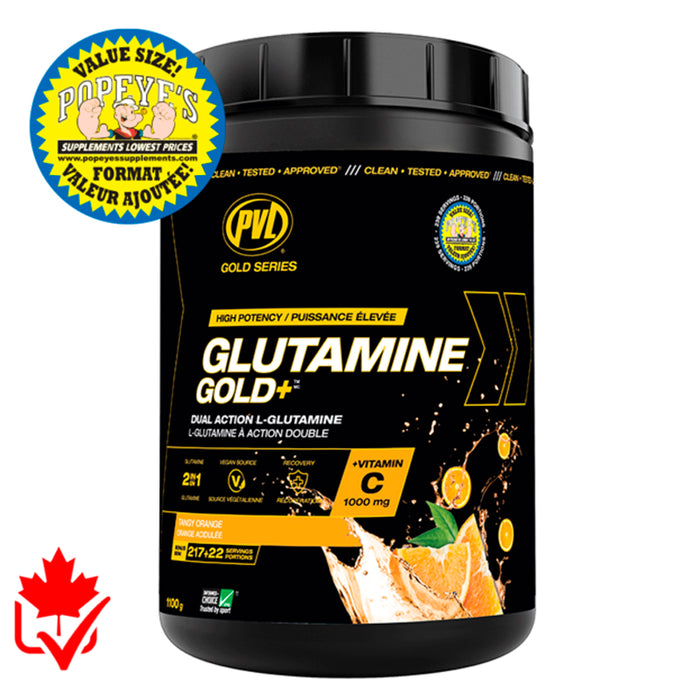 PVL Glutamine Gold+ 1100g Tangy Orange