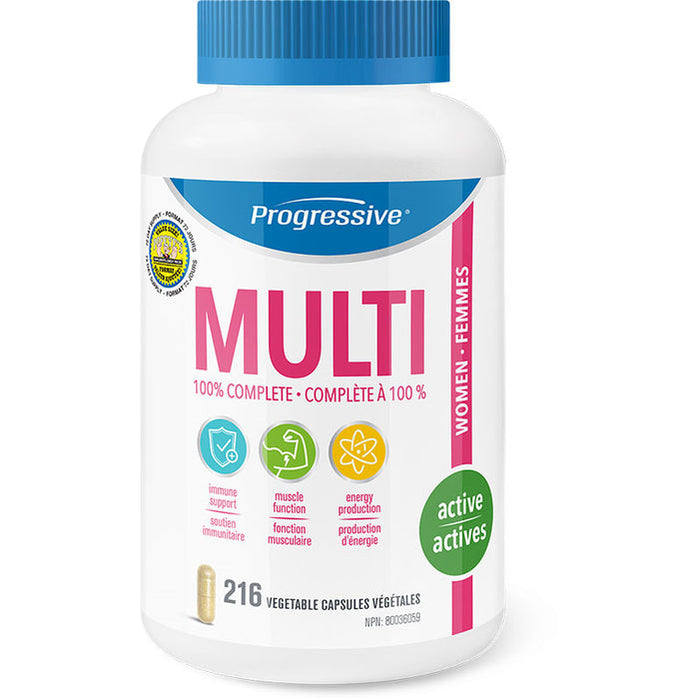 Progressive Multi Vitamin Active Women 216 caps