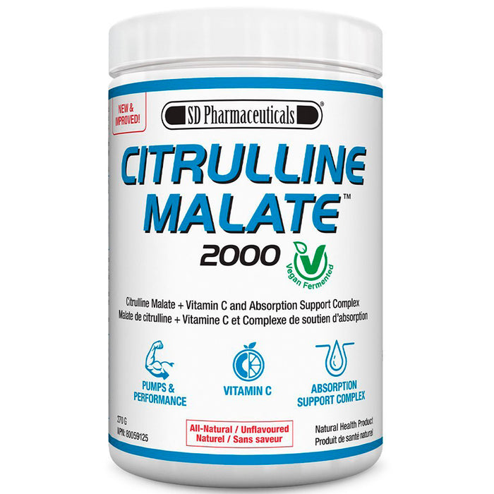 SD Pharmaceuticals 270g Citrulline Malate 2000