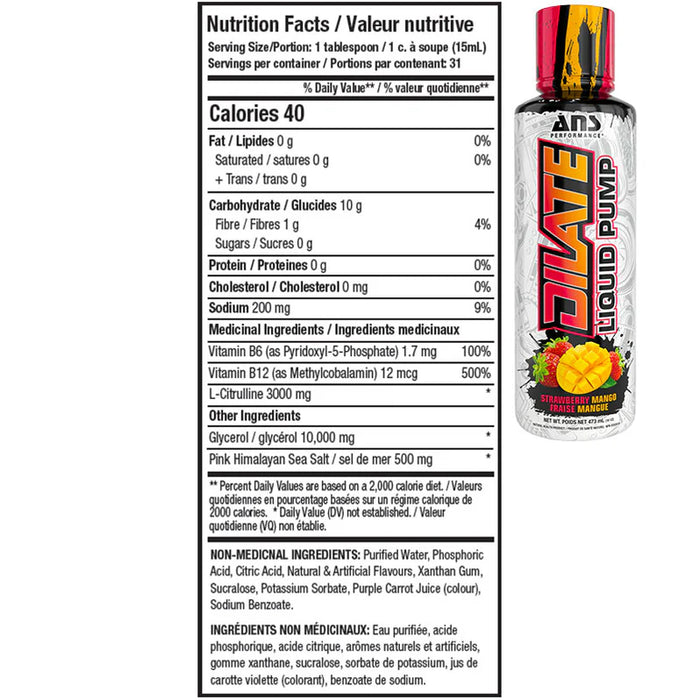 ANS DILATE Liquid Pump 16oz