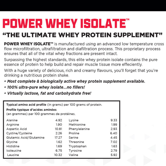 Biox Power Whey Isolate 6lb