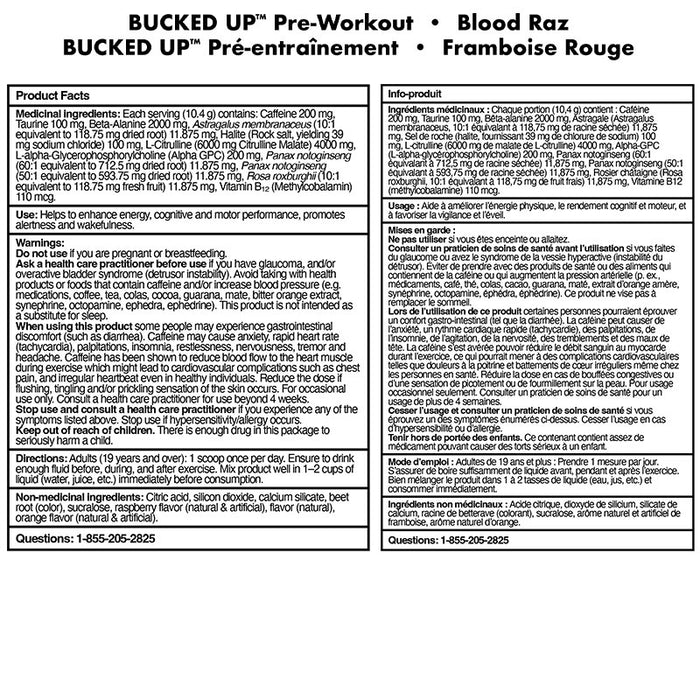 Bucked Up Stim 25 Sv