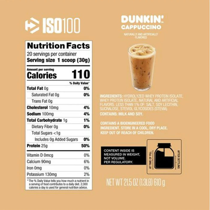 Dymatize Iso 100 1.3lb