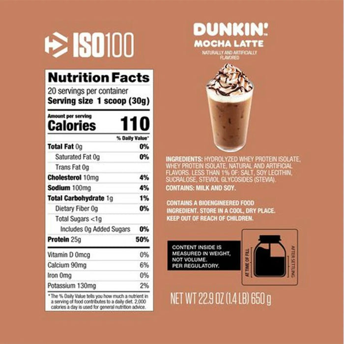 Dymatize Iso 100 1.3lb