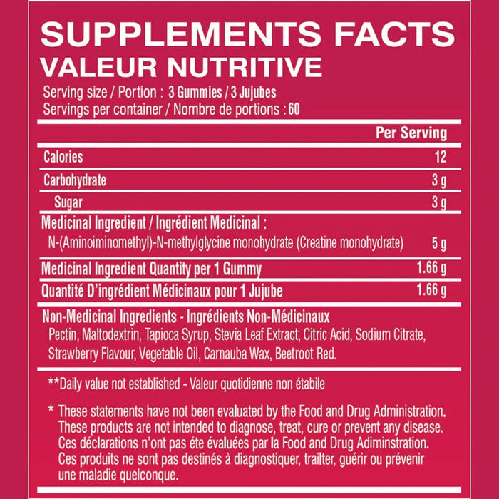 Limitless Pharma Creatine Gummies 180 cap