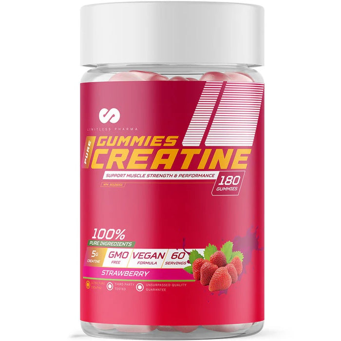 Limitless Pharma Creatine Gummies 180 cap