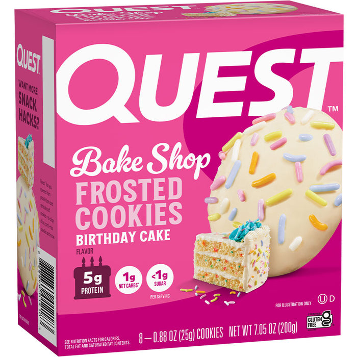 Quest Frosted Cookie Box of 8