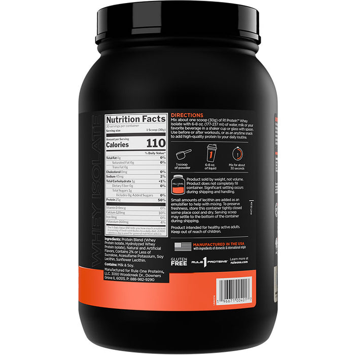 Rule 1 Protein Isolate 2lb