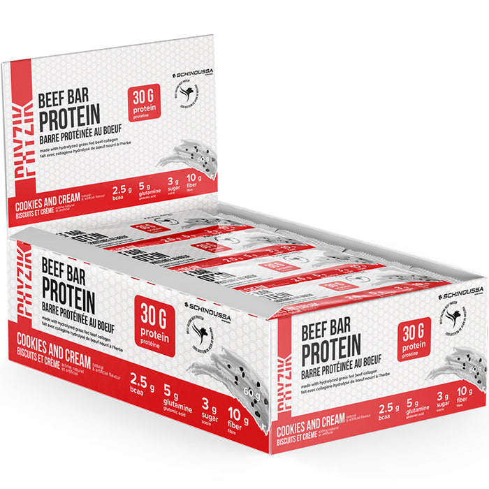 Physzik Beef Protein Bars Box of 12
