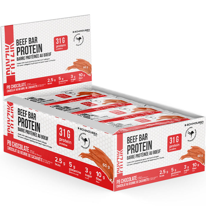 Physzik Beef Protein Bars Box of 12
