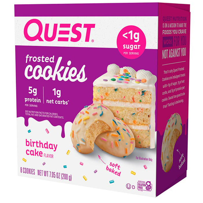 Quest Frosted Cookie Box of 8
