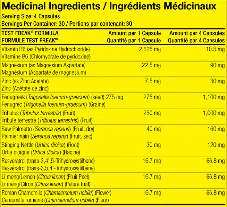 Pharmafreak Test Freak 120caps