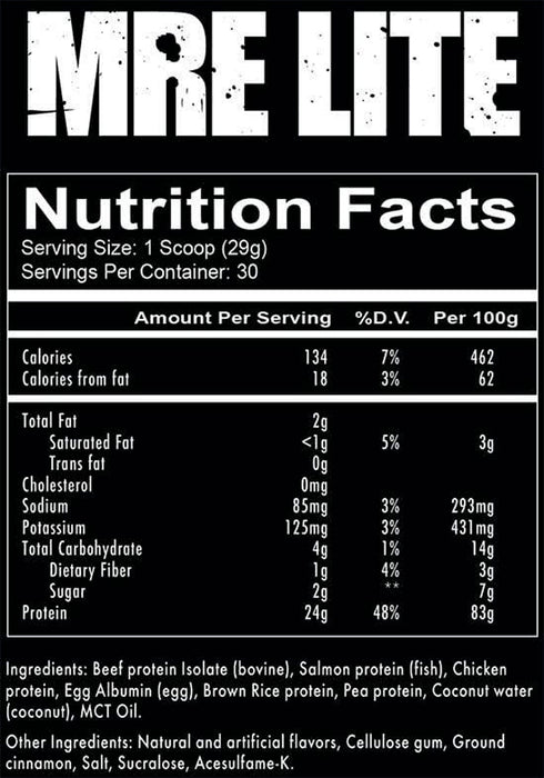 Redcon1 MRE Lite 1.92lb